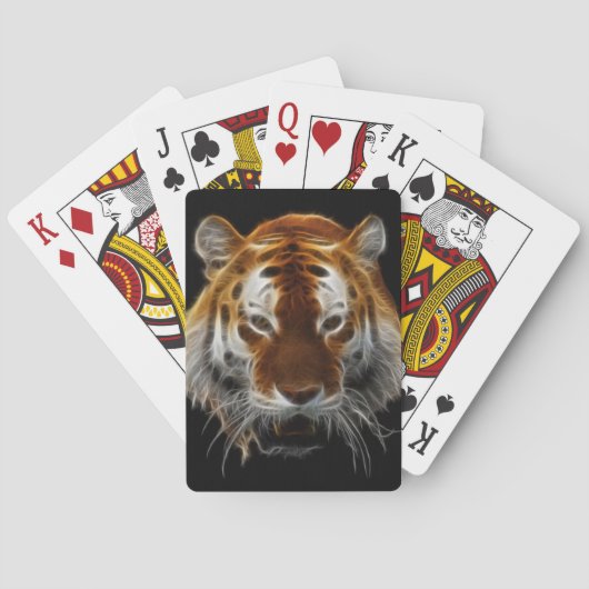 Jeu De Cartes Fractale de tigre (dos)