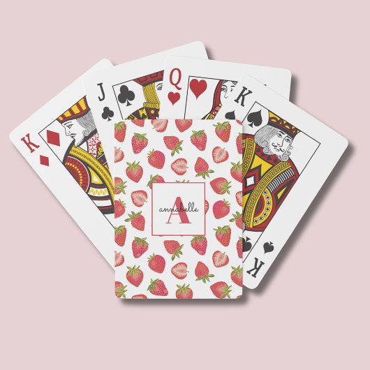 Jeu De Cartes Fraise Personnalisé