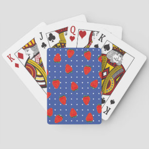 Jeu De Cartes fraises avec points