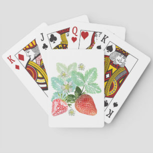 Jeu De Cartes fraises, baies, rouge, frais, mûr, sucré, nourritu