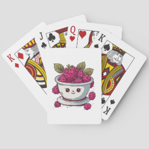 JEU DE CARTES FRAMBOISE MIGNONNE