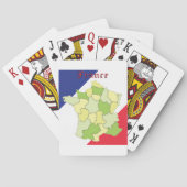 Jeu De Cartes France Couleurs Et Carte Nationales (dos)