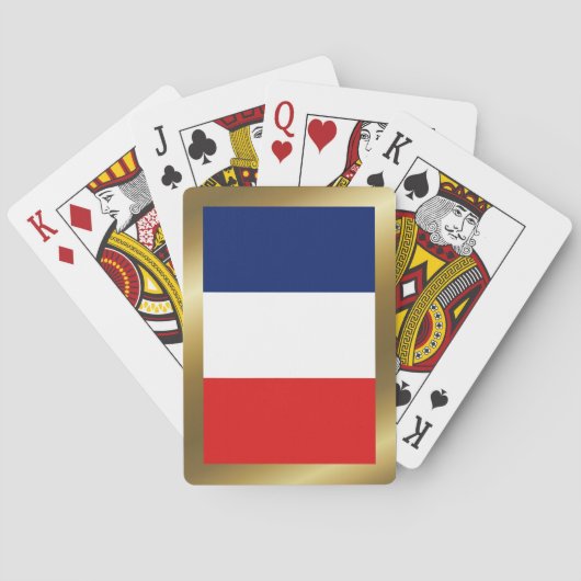 Jeu De Cartes France Drapeau Jouer des cartes (dos)