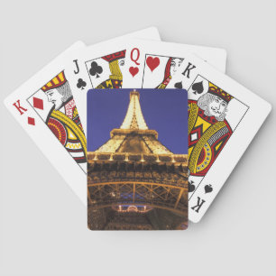 Jeu De Cartes FRANCE, Tour Eiffel de Paris, vue du soir