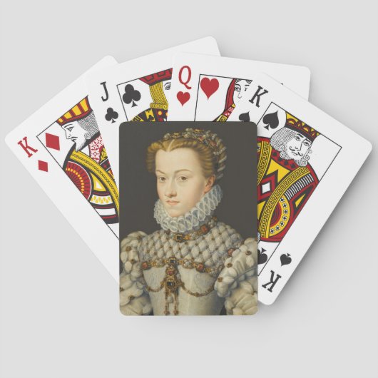 Jeu De Cartes Francois Clouet - Elisabeth d'Autriche (dos)