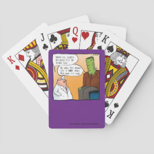 Jeu De Cartes Frankensteins Doctor Cartoon