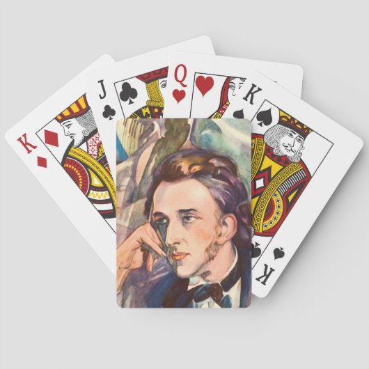 Jeu De Cartes Frederic Chopin Compositeur Musicien Portrait Célè (dos)