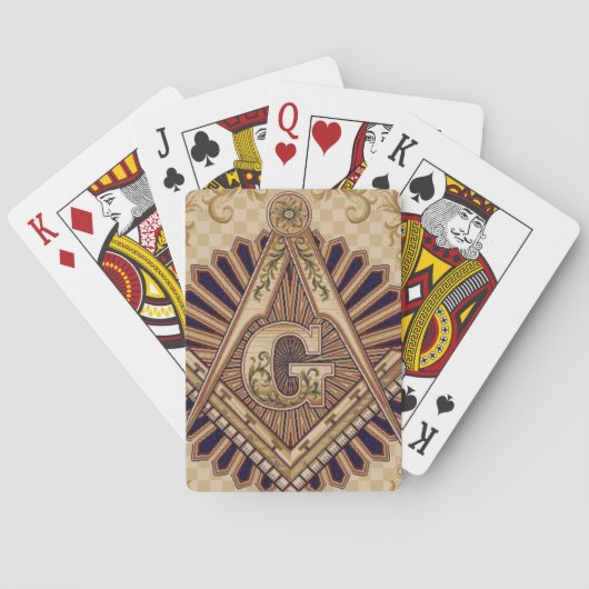 Jeu De Cartes Freemason (dos)
