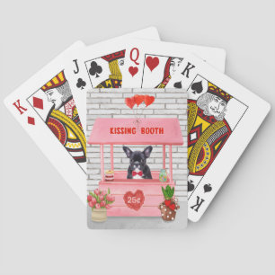 Jeu De Cartes French Bulldog Valentine's Day Kissing Booth