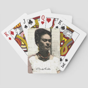 Jeu De Cartes Frida Kahlo Portrait textile