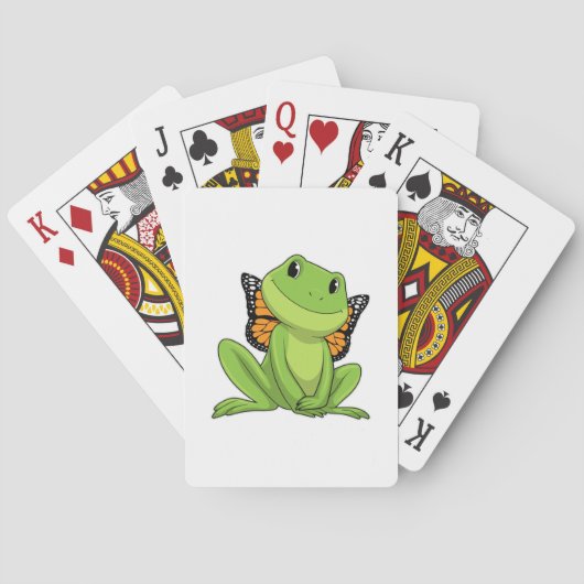 Jeu De Cartes Frog with Butterfly (dos)