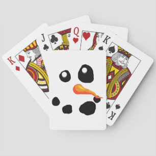 Jeu De Cartes Frosty le bonhomme de neige souriant