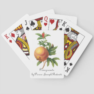 Jeu De Cartes Fruit Alimentaire Vintage, Grenade par Redoute