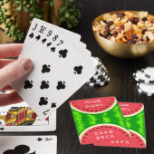 Jeu De Cartes Fruit d'été de la tranche de pastèque à la croûte (In Situ)