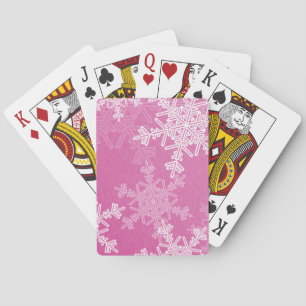 Jeu De Cartes Fruits de Noël rose et blanc