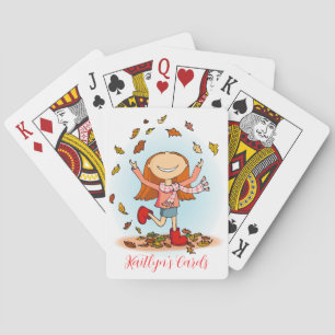 Jeu De Cartes Fun filles personnalisées nommées jouer aux cartes