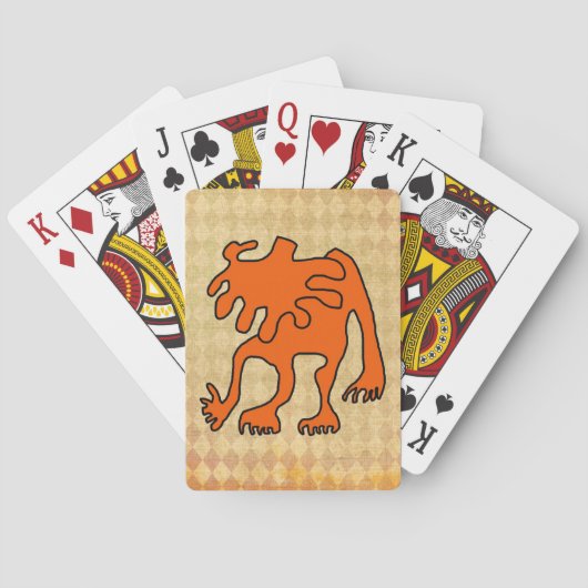 Jeu De Cartes Funky Amoeba Design Playing Cards! (dos)