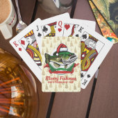 Jeu De Cartes Funky Joyeux Noël Pêche Père Noël Poisson