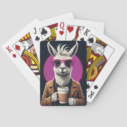 Jeu De Cartes Funky Llama Jouer aux cartes (dos)