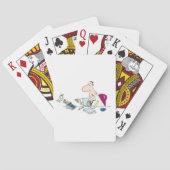 Jeu De Cartes Funny Cartoon Comptable Bureau Humour (dos)