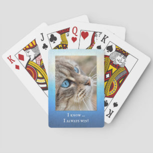 Jeu De Cartes Funny Cat Photo Jouer Cartes Deck