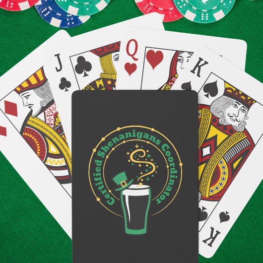 Jeu De Cartes Funny Certified Shenanigans Coordinator Luck