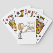 Jeu De Cartes Funny Doctor Teaching Foot Anatomy (dos)