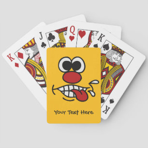 Jeu De Cartes Funny Face personnalisées jouer aux cartes