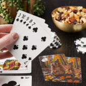 Jeu De Cartes Funny Fall Squirrel Classic Playing Cards (In Situ)