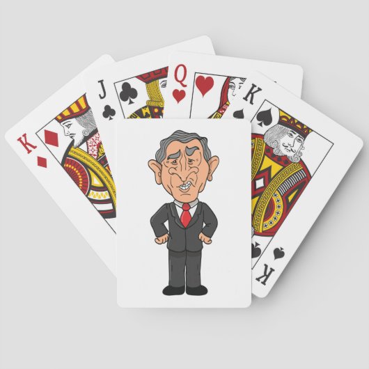 Jeu De Cartes Funny George W Bush Political Caricature (dos)