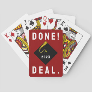 Jeu De Cartes Funny Graduation Keepsaké cadeau