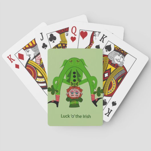 Jeu De Cartes Funny Leprechaun (dos)