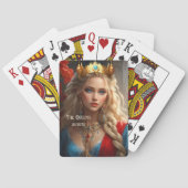 Jeu De Cartes Funny Magical Queen Poker Jouer Cartes Deck (dos)