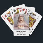 Jeu De Cartes Funny Meilleur papa photo<br><div class="desc">Drôle jeu de carte "Dealing with the Best Dad Ever". Tout le texte est réglable. Idéal pour la nuit de jeu en famille ou à tout moment vous voulez que votre adversaire garde à leur propre! Une option photo</div>