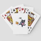 Jeu De Cartes Funny Political Meme No Cat Design (dos)