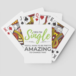 Jeu De Cartes Funny Singles for Women Yes