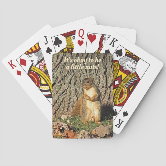 Jeu De Cartes Funny Squirrel Classic Playing Cartes (dos)