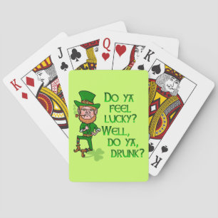 Jeu De Cartes Funny Tough Lucky Drunk Leprechaun