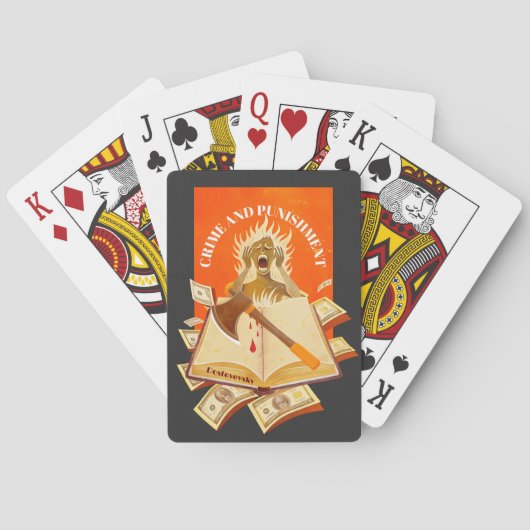 Jeu De Cartes Fyodor Dostoevsky, Crime et Châtiment (dos)