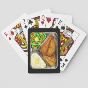 Jeu De Cartes Gagnante Carte de dîner au poulet