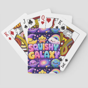 Jeu De Cartes Galaxie Douce Kawaii Terre Lune Étoiles