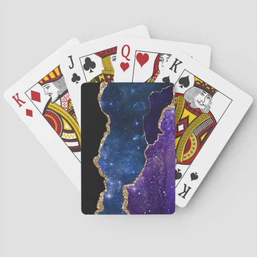 Jeu De Cartes Galaxy Agate Series (dos)