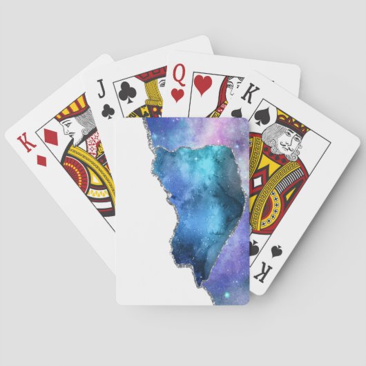 Jeu De Cartes Galaxy Agate Series Design 4  (dos)