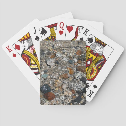Jeu De Cartes Galets de granit dans le lac Tenaya à Yosemite (dos)