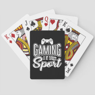 Jeu De Cartes Gamer - Jouer Est Mon Sport Préféré