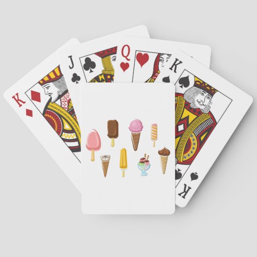 Jeu De Cartes Gamme De Glaces (dos)