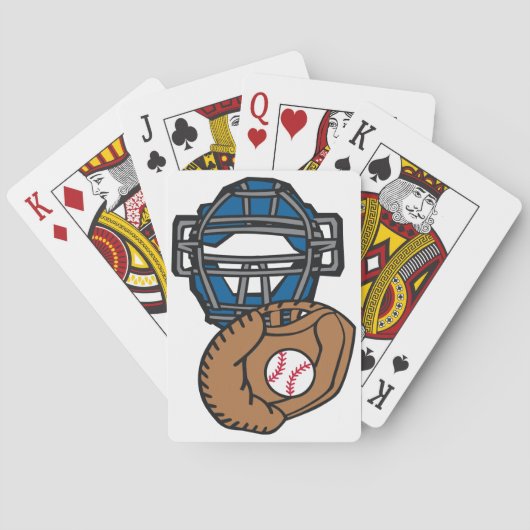 Jeu De Cartes Gant de masque de baseball (dos)