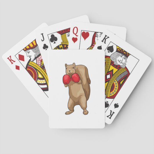 Jeu De Cartes Gants de boîte à écureuil (dos)