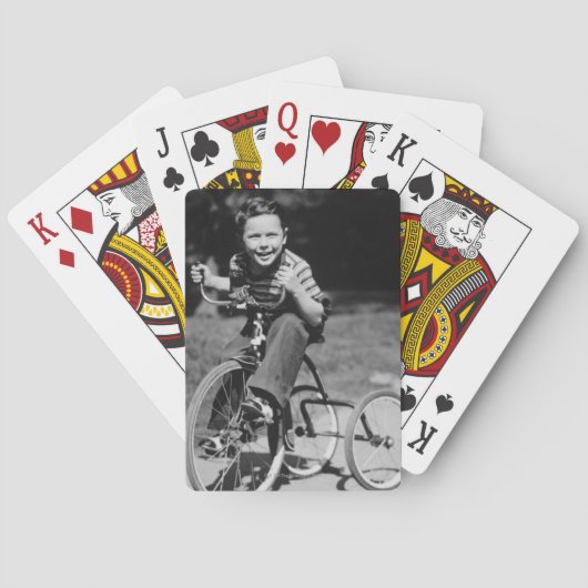 Jeu De Cartes Garçon à tricycle (dos)