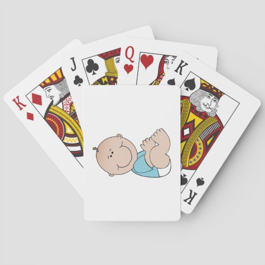 Jeu De Cartes Garçon Allongé (dos)